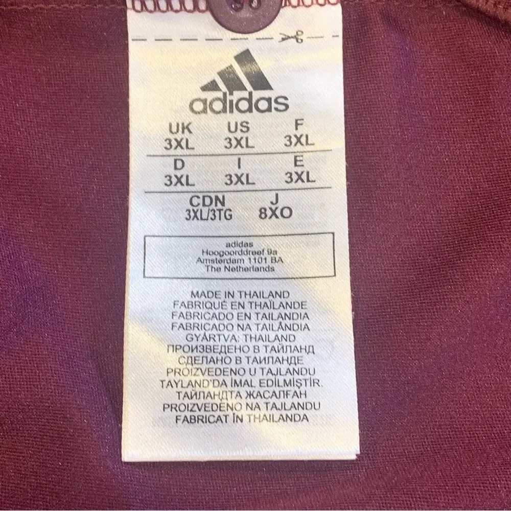 ASU Arizona State University Sun Devils Adidas Polo Shirt Size 3XL